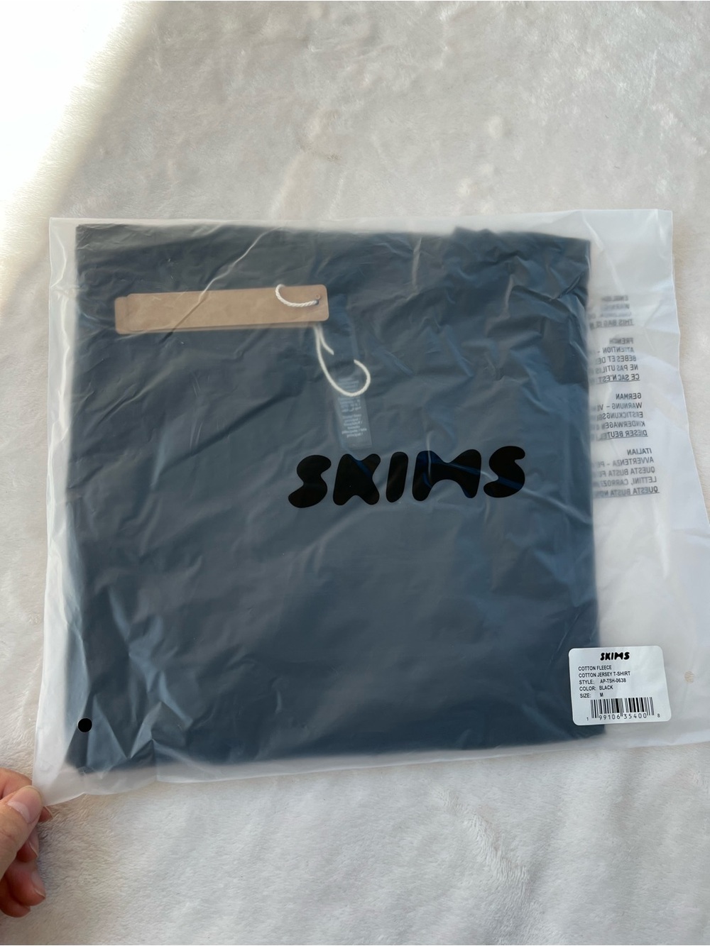 SKIMS Women’s Long Sleeve Tee in Black